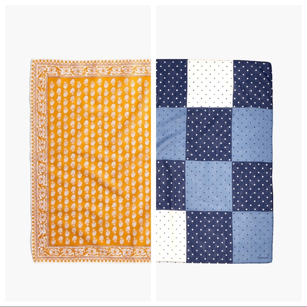 NWT Madewell Bandanas (Set of 2)